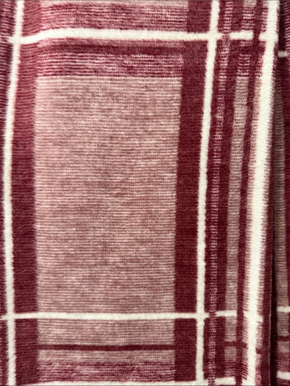 The Cotton Edition Made in Portugal Plaid Throw Blanket NWT